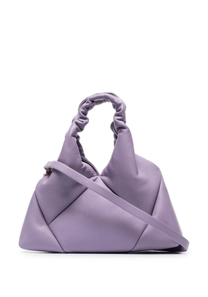 Reco mini Didi padded leather tote bag - Purple