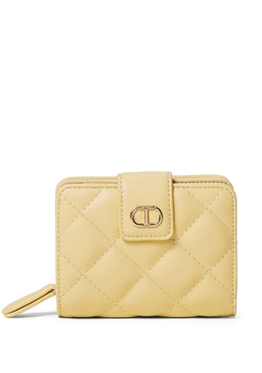 TWINSET quilted wallet - Yellow