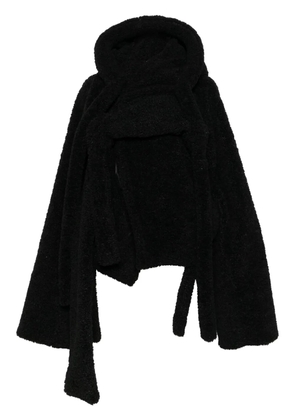 Ottolinger wrap teddy jacket - Black