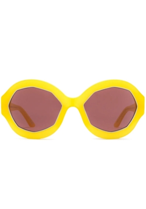 Marni Eyewear Cumulus Cloud sunglasses - Yellow
