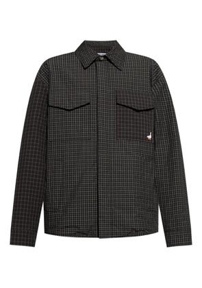 Moschino checked shirt jacket - Black
