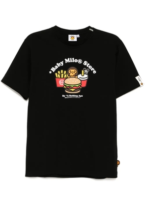 *BABY MILO® STORE BY *A BATHING APE® graphic-print T-shirt - Black