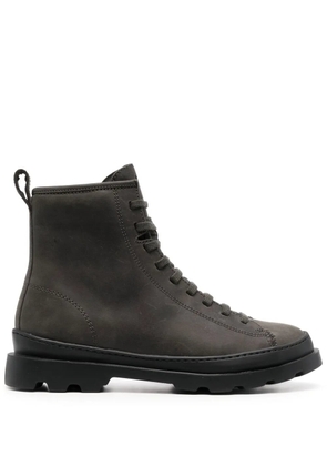 Camper lace-up leather boots - Grey