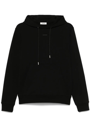 SANDRO logo-print hoodie - Black