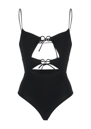 Nensi Dojaka ring-embellished cut-out swimsuit - Black