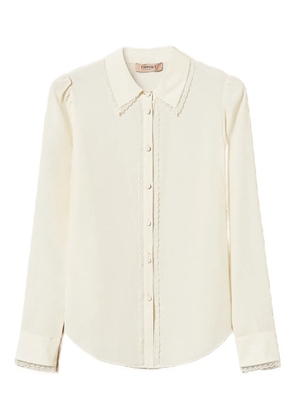 TWINSET crepe de chine shirt - White