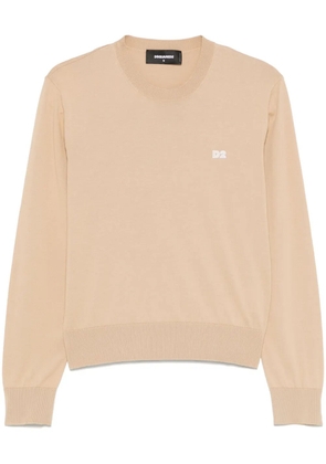 DSQUARED2 cotton sweater - Brown