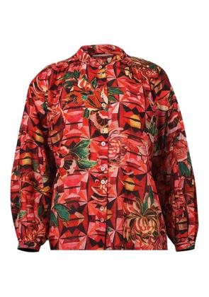 Chufy floral-print long-sleeve shirt - Red