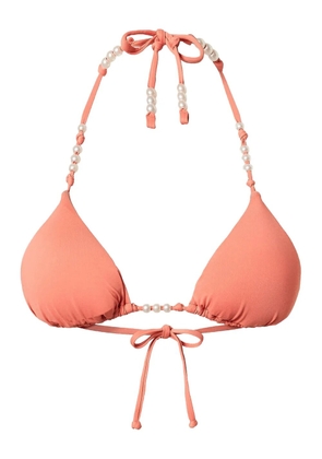 TWINSET beaded triangle bikini - Orange