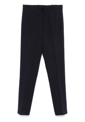 Le Tricot Perugia jersey-texture trousers - Blue