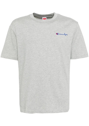 Ground Zero logo print cotton t-shirt - Grey