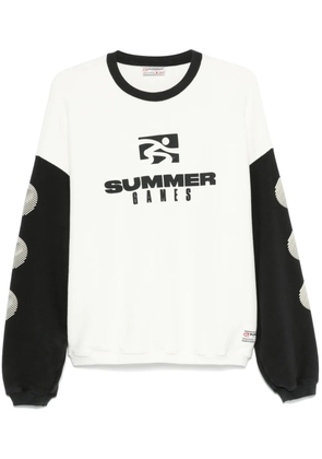 SUMMER GAMES logo-print sweatshirt - Neutrals