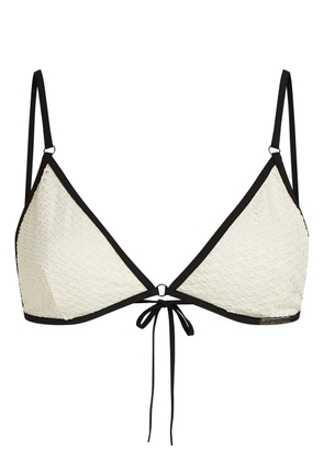 Karl Lagerfeld Hotel karl bikni top - White