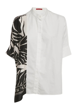 Carolina Herrera Vintage cotton print shirt - White
