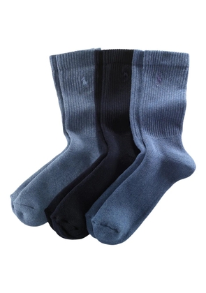 Polo Ralph Lauren logo socks (set of three) - Blue