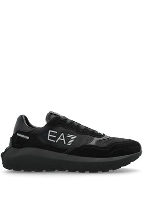 Ea7 Emporio Armani logo-print sneakers - Black