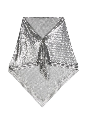 Rabanne metallic chain-mail scarf - Silver