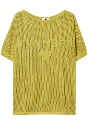 TWINSET knitted T-shirt - Yellow