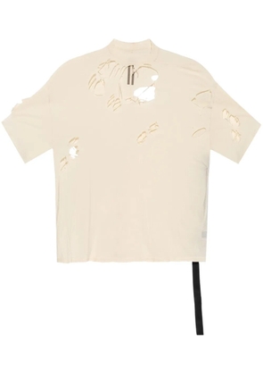 Rick Owens DRKSHDW distressed t-shirt - Neutrals