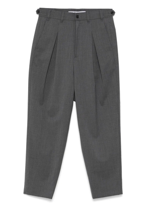 White Mountaineering two-tuck wide trousers - Grey