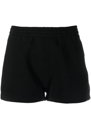 Alexander Wang logo-embroidered track shorts - Black
