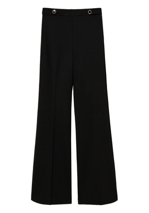 TWINSET jewel-buttons palazzo pants - Black