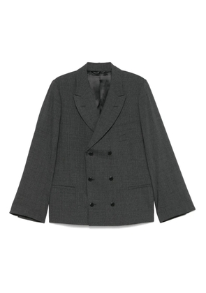Random Identities micro-pattern blazer - Grey