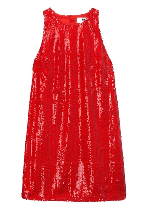 MSGM sequin-embellished mini dress - Red