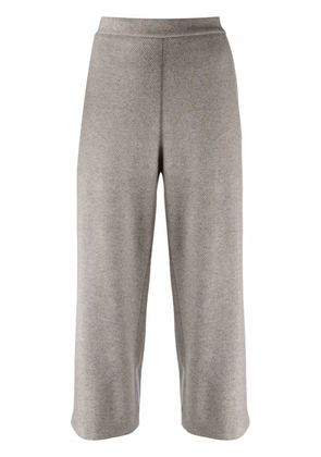 Fabiana Filippi cropped wide leg trousers - Grey