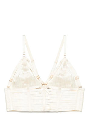 Bordelle multi-strap bra - Neutrals