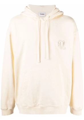 Nanushka embroidered logo hoodie - Neutrals