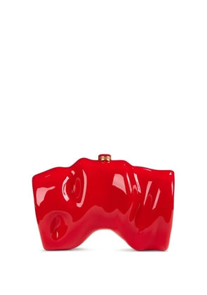 Cult Gaia Scrunch clutch bag - Red