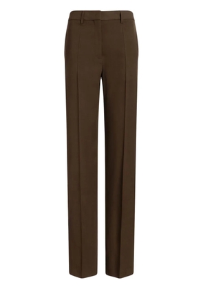 Bally pressed crease straight-leg pants - Green