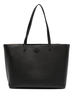 Tory Burch McGraw leather tote bag - Black