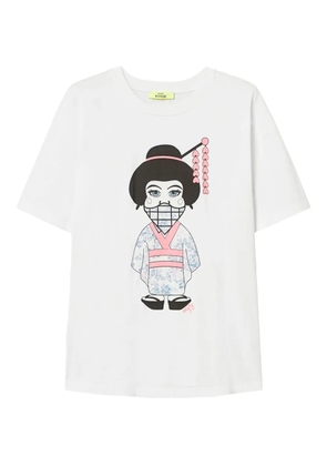 TWINSET graphic-print T-shirt - White