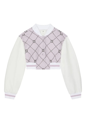 Givenchy cropped varsity jacket - Grey