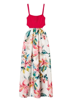 TWINSET printed maxi dress - White