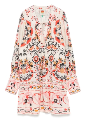 FARM Rio Mandala mini dress - Neutrals