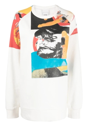 Bethany Williams graphic-print crew neck sweatshirt - White