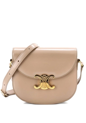 Celine Pre-Owned Triomphe Besace Clea Flap Bag Leather shoulder bag - Neutrals