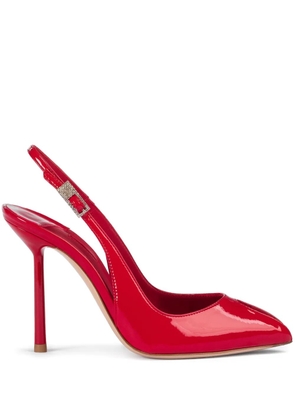 Le Silla 100mm Clivage slingback pumps - Red