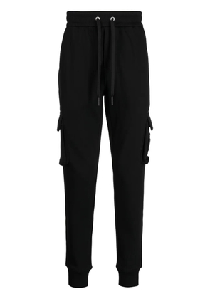 Moose Knuckles cargo-pockets cotton track pants - Black