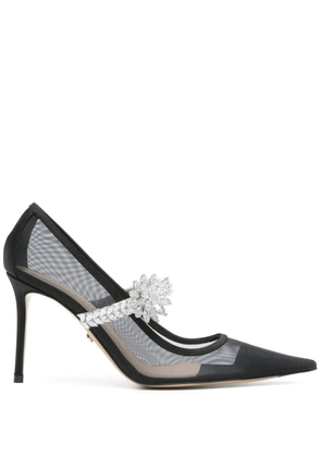 MACH & MACH 90mm mesh pumps - Black