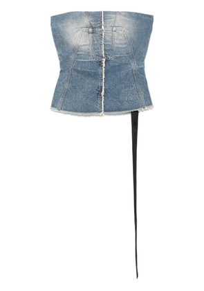 Rick Owens DRKSHDW bustier top - Blue