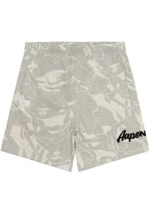 AAPE BY *A BATHING APE® cotton-blend shorts - Grey