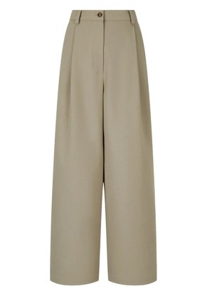 TOMBOY wide-leg trousers - Neutrals