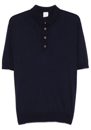 Eleventy knitted polo shirt - Blue