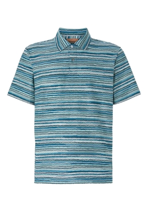 Missoni striped polo shirt - Blue
