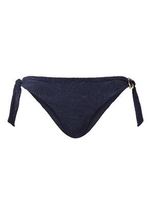 TWINSET textured tie-side bikini bottom - Blue