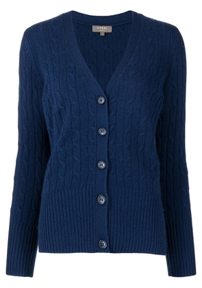N.Peal button-down cashmere cardigan - Blue